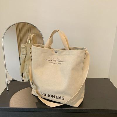 Canvas Women's Retro Handbag 2023 – Large Capacity Student, Shoulder, and Messenger Bag