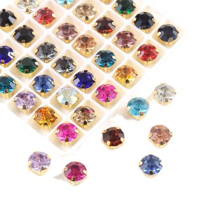 Single Claw DIY 3D Sew-On Acrylic Rhinestones Jewelry Accessories for Garments