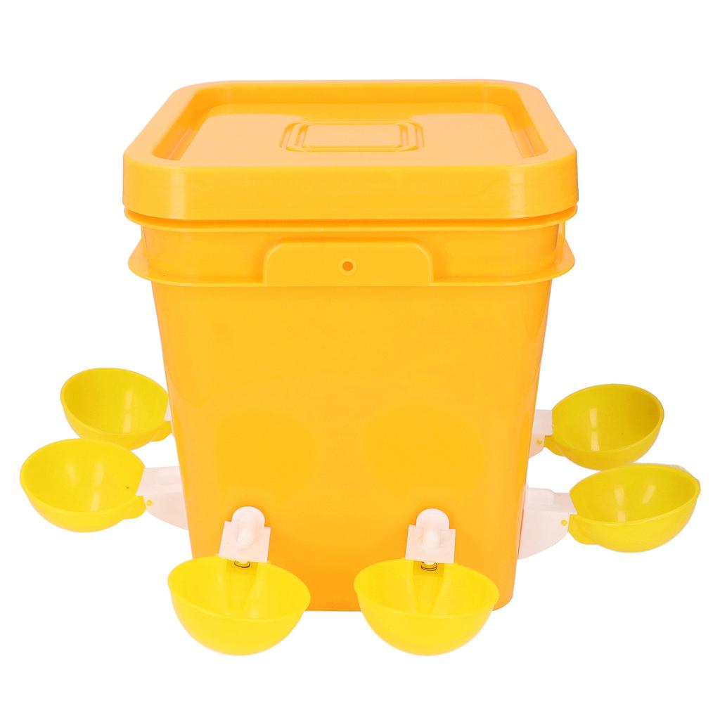 Automatic Chicken Waterer Set Low Spillage Self Replenishing Poultry Waterer Dispenser for Chicken Bird Goose Turkey