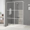 Shower Wall 140x195 Cm Transparent ESG Glass