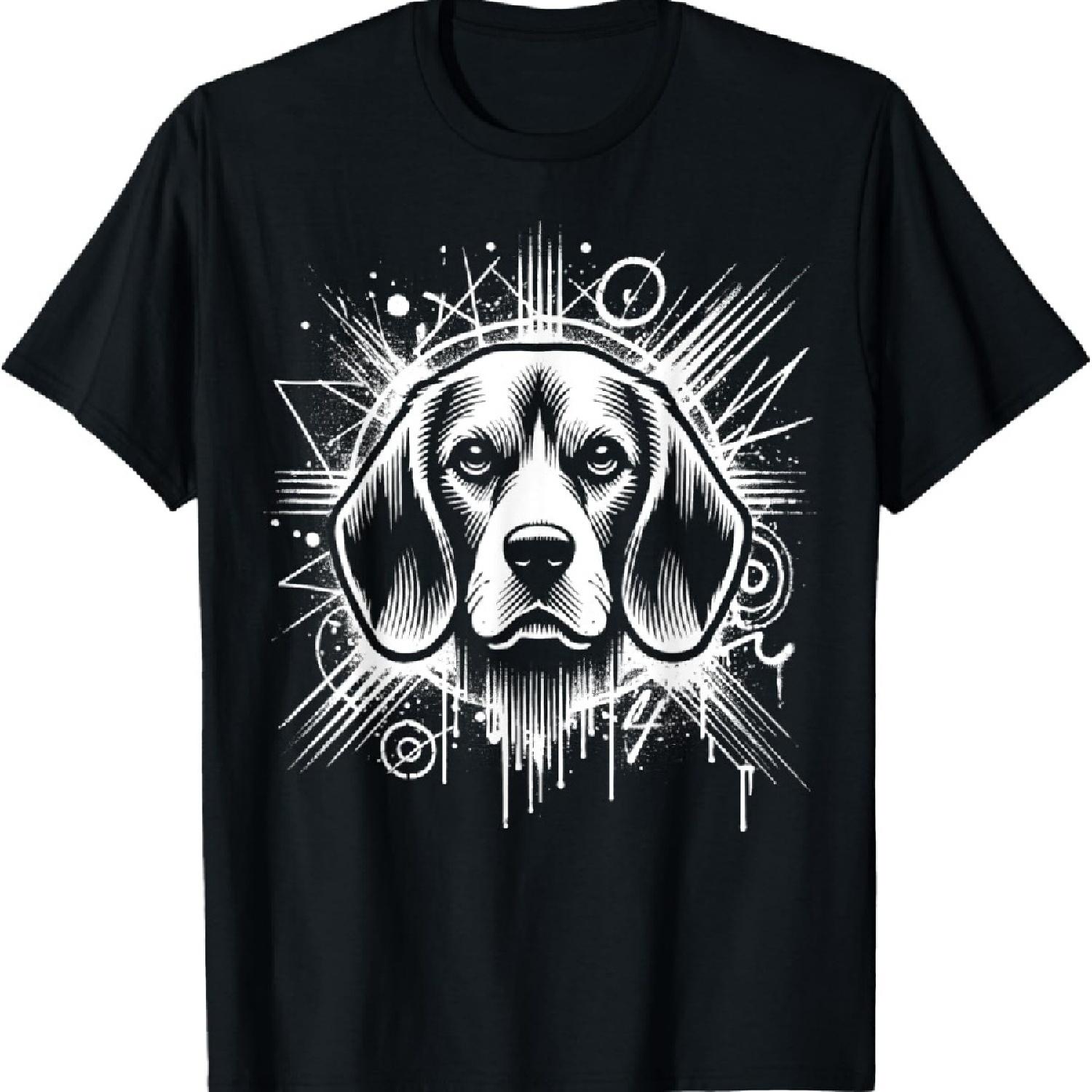 

Beagle Urban Graffiti Art Style Dog Head T-Shirt S