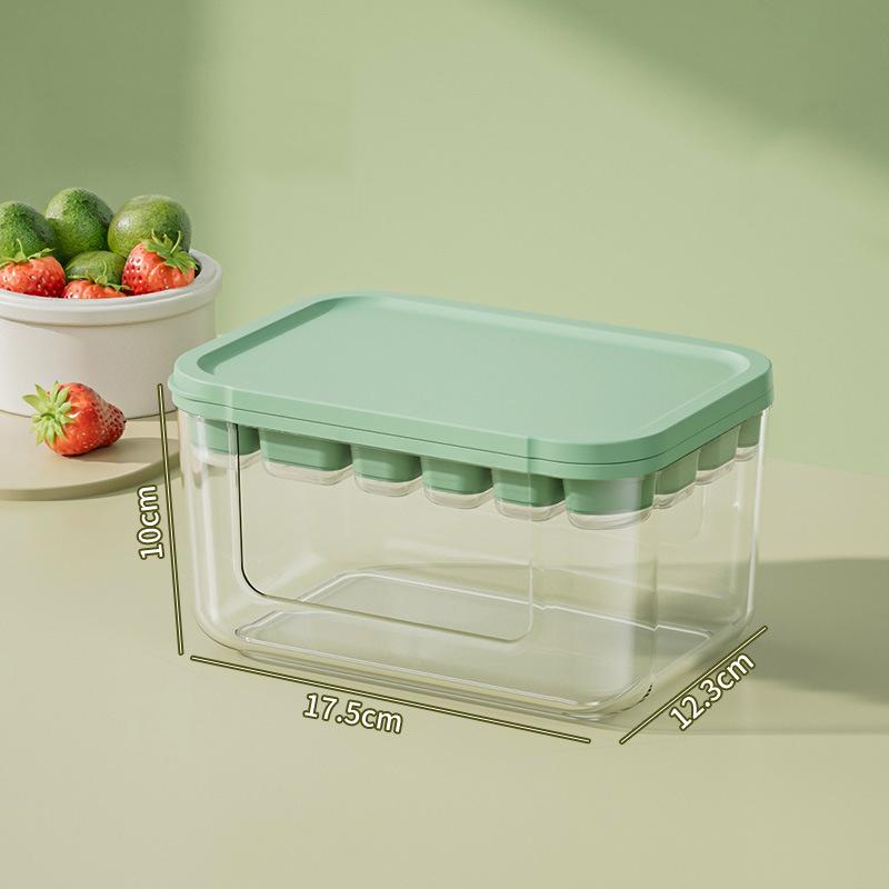 

Силиконовый отсек для льда, набор мембран для кубиков льда, 22 отделения, ящик для льда с крышкой, пищевой льдогенератор, бытовые формы для мороженого