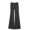 Retro Gerade Geschnittene Gewebte Hose mit Niedrigem Bund - Lässig, Vielseitig, Alltagsstil