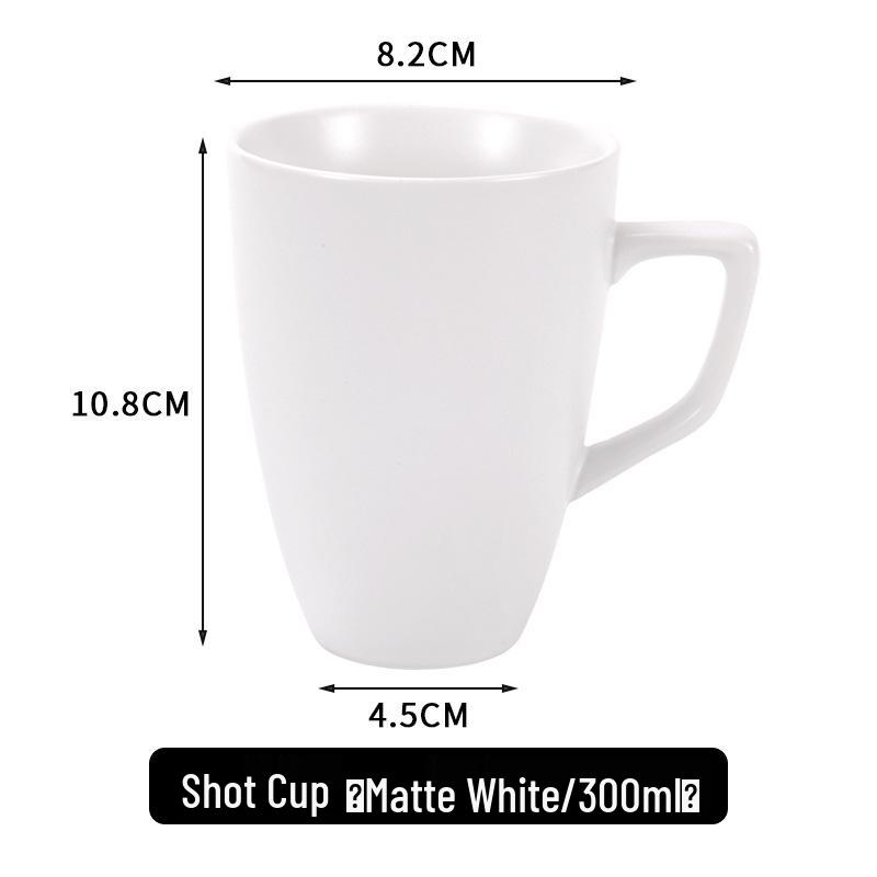 Luxury Matte Ceramic Tea & Coffee Mug Set for Guests