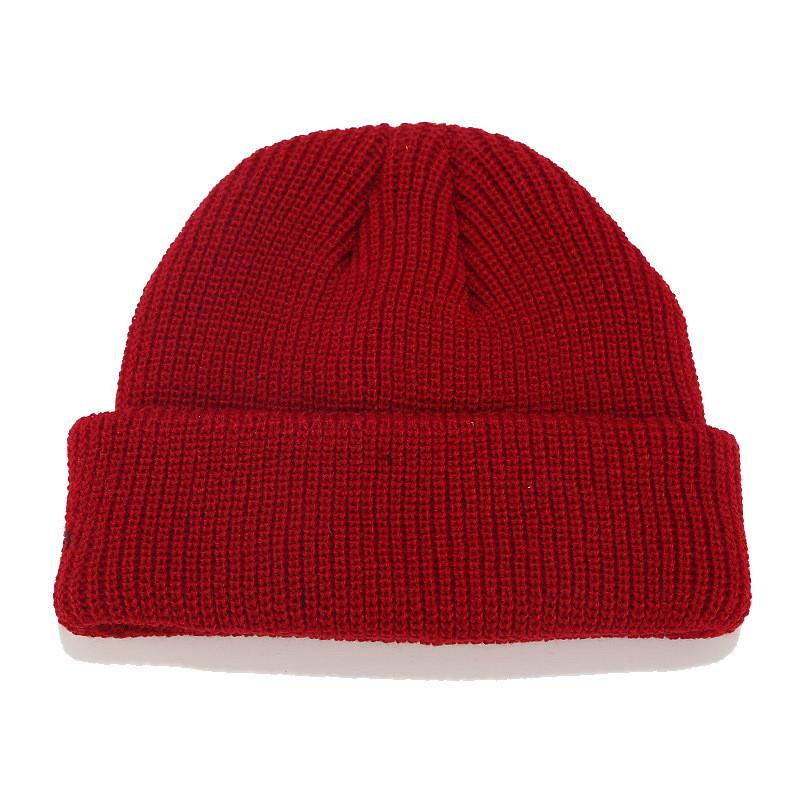 Knitted Beanie Hat For Men And Women With Warmth And Lightweight Comfort бордовый