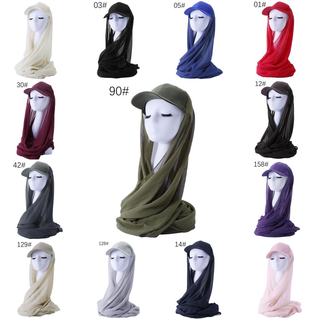 Polyester Womens Scarf Hat Set With Solid Color Design For All Seasons