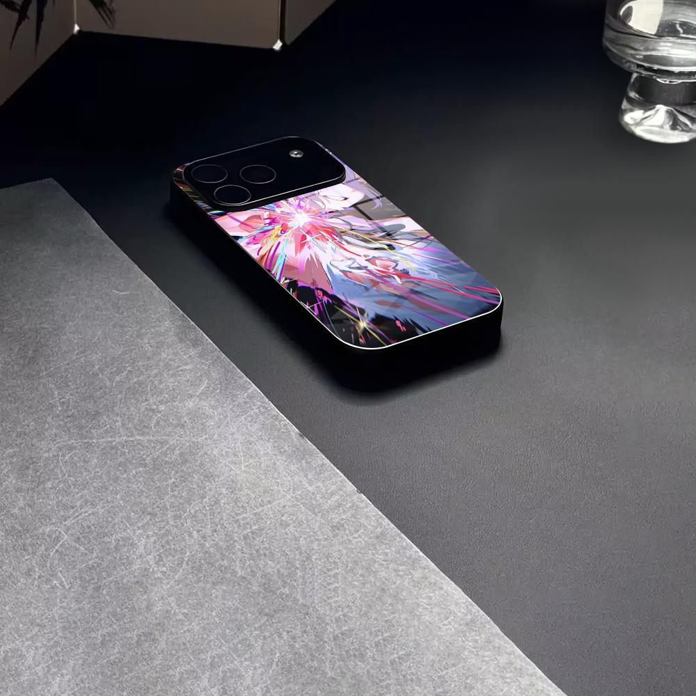 Reze Beauty Japan Anime Phone Case Tempered Glass For IPhone 17 15 16 14 12 13 11 Pro XS Max Plus Mini Cover
