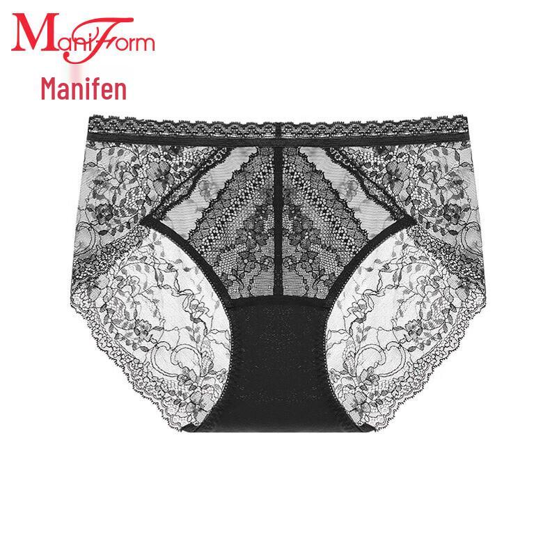 Maniform Women's Low-Rise Lace Briefs