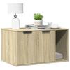 VidaXL Cat Litter Box Furniture Sonoma Oak Engineered Wood 857735