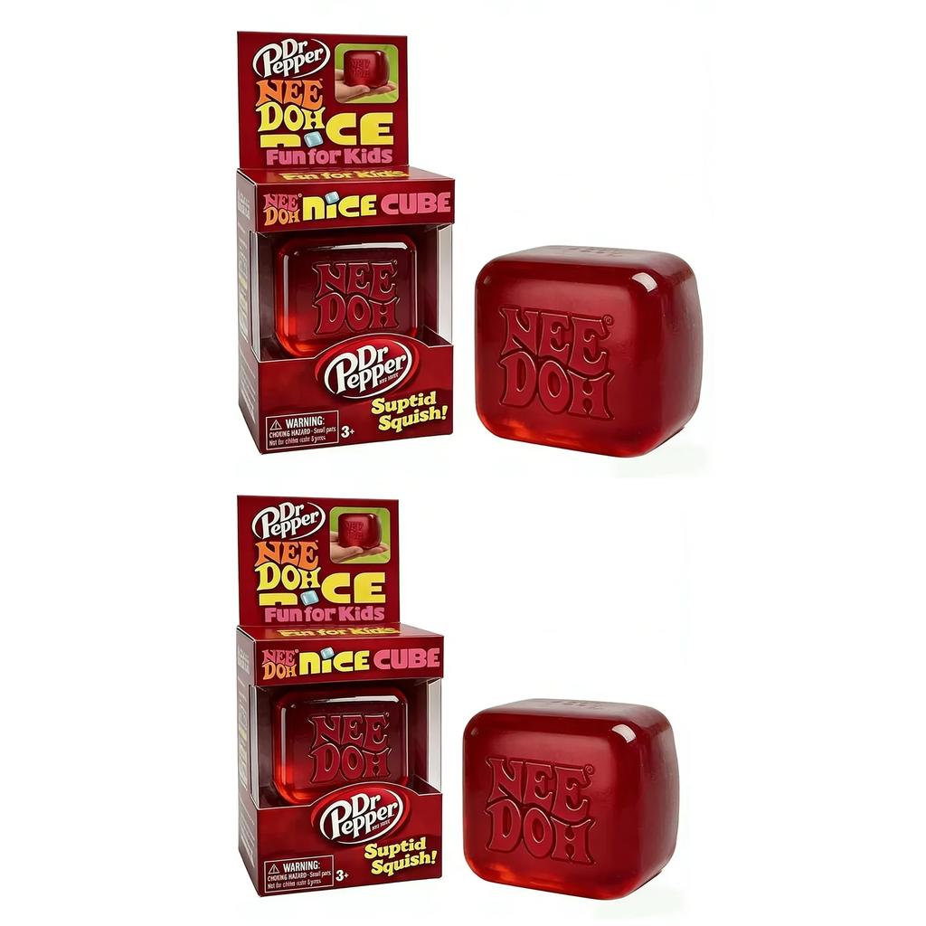 New Needoh Nice Cube Sensory Stress Reliever Fidget Tool For Anxiety Focus Desk Sensory Cube For Adults Kids Cube Reliever Toys