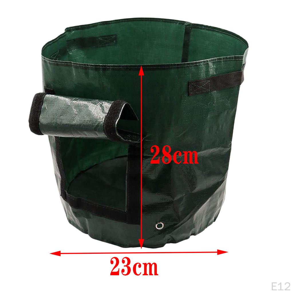 Bags Portable Potato Growing Pot Planter Planting Pouch with Access Flap for Carrot Onion