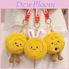 Plush Rabbit Mooncake Pendant With Keychain For Kids And Bag Decor