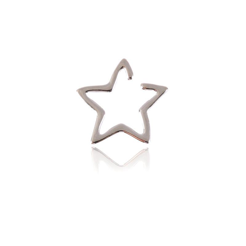 Women's Hollow Star Ear Sleeve Earrings Bohemian Retro Fake Cartilage Earring Clip Earrings Female Earrings