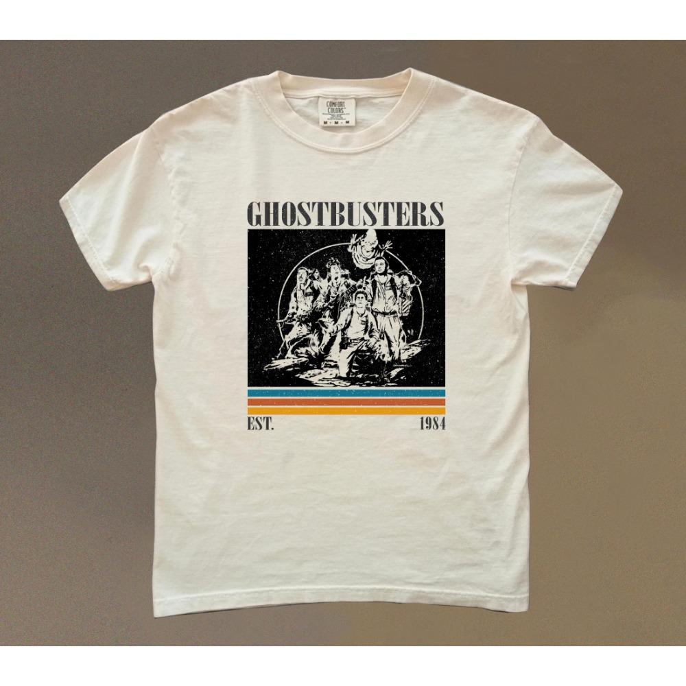 Ghostbusters Movie T-shirt Comfortable Collar Retro T-shirt Printed Pattern T-shirt Gift for Fans