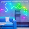 5V RGB Neon LED Streifenlicht – IP65 Wasserdicht, Bluetooth APP Steuerung, Musiksynchronisation & 24-Tasten Fernbedienung für TV Schlafzimmer Party Heimdeko