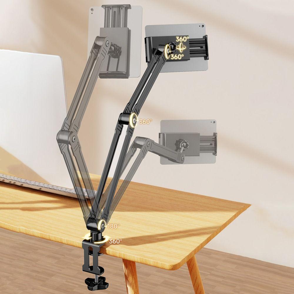 Adjustable 360 Degree Rotatable Stand Sturdy Tablet Stand Foldable Tablet Holder  Desktop