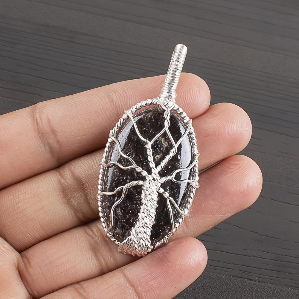 

Natural Bronzite Gemstone 925 Sterling Silver Jewelry Designer Pendant 1.82 AJP-1607