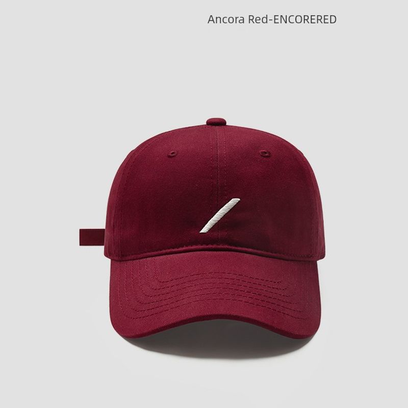 

Best Selling 2025 New Baseball Cap Wide Brim Big Face Small Men s and Women s Easiest for Match Big Head Circumference Sunshade Casual Duck Burgundy All yards