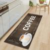Küchenteppich Vintage Kaffee Holzbrett Schlafzimmer Balkon Wohnzimmer Flur Langer Streifen Teppich Rutschfeste Bodenmatte Heimdekoration