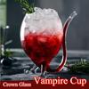 Heat Resistant Transparent Cocktail Glass Cup with Straw for Wine Whiskey Milk Juice Tea Sipping Sipping Cup with Drinking Tube