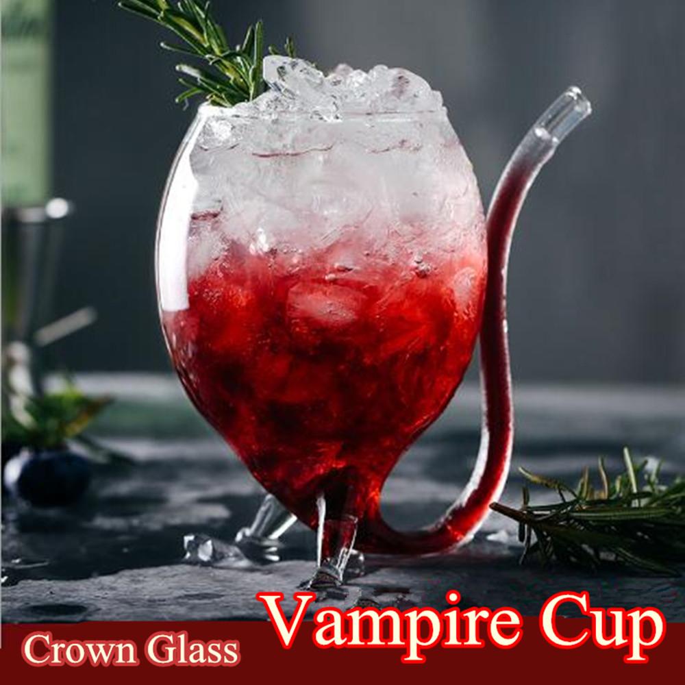 Heat Resistant Transparent Cocktail Glass Cup with Straw for Wine Whiskey Milk Juice Tea Sipping Sipping Cup with Drinking Tube