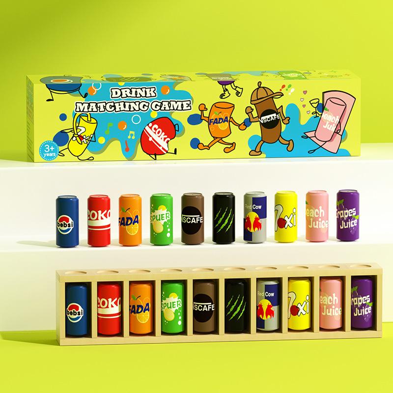 

Douyin деревянная бутылка для напитков игра на подбор цветов память интерактивное веселье настольная игра для родителей и детей головоломка игрушка