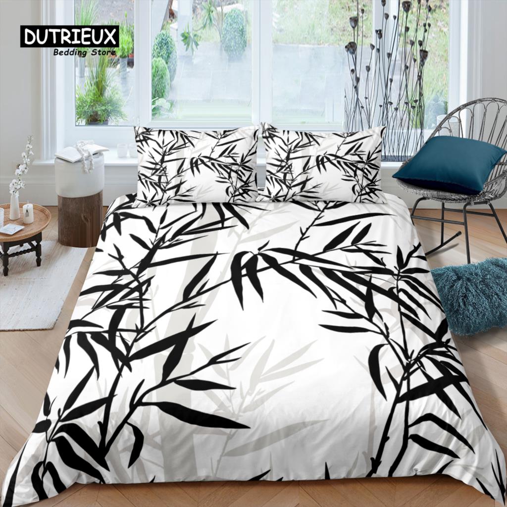 Home Living Luxury 3D Bamboo Bedding Set Kids Duvet Cover Pillowcase Kids Bedding Set Queen and King EU/US/AU/UK Size