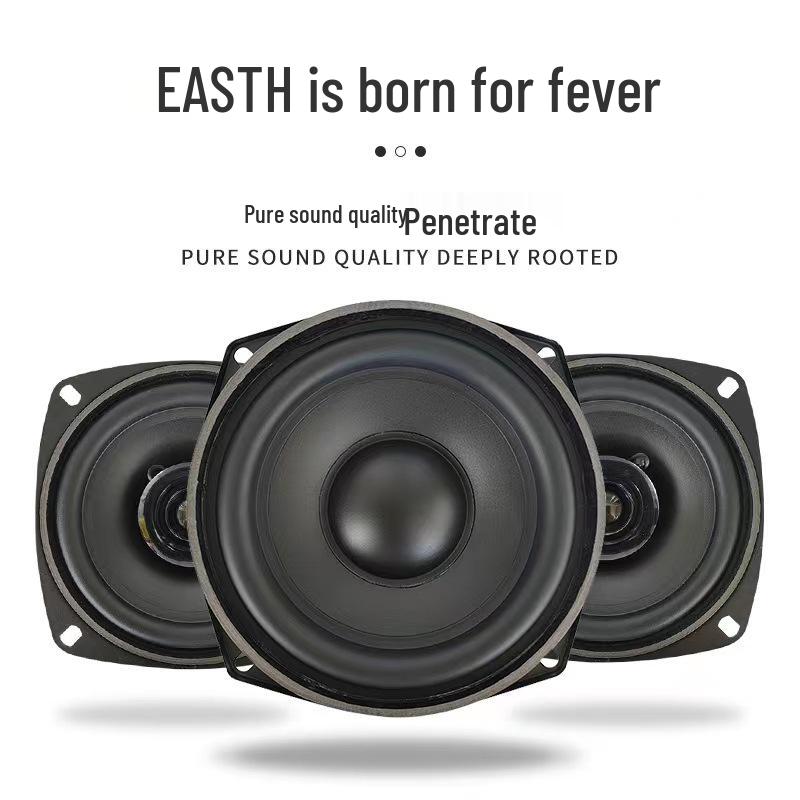 Compact Sound System: 3" Subwoofer & 4" Full-Range Speaker, 4/8 Ohm, 3/10W Audio Accessory