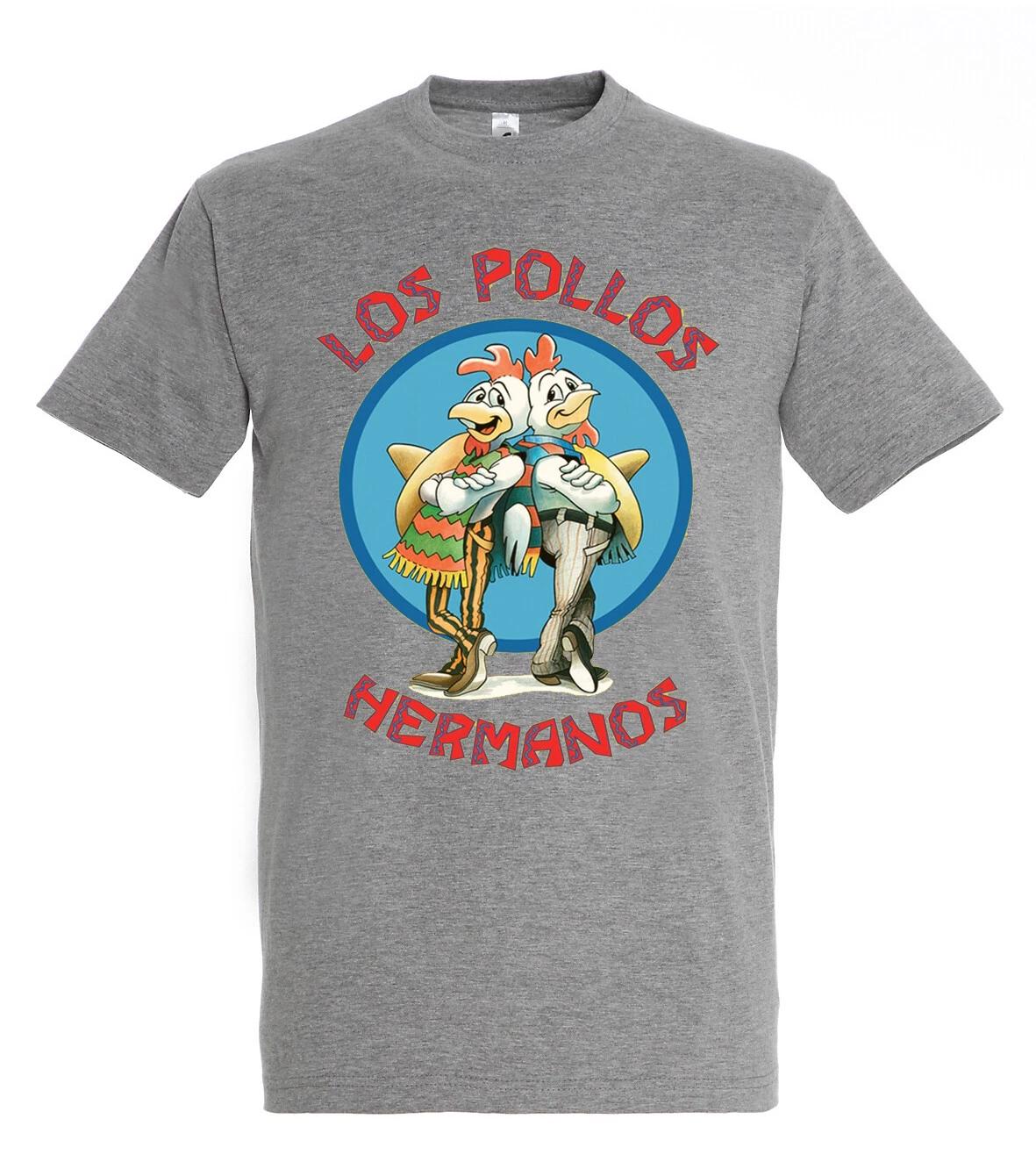 

Youth Designz Los Pollos Hermanos Men s T-Shirt Print Breaking White Bad Walter L