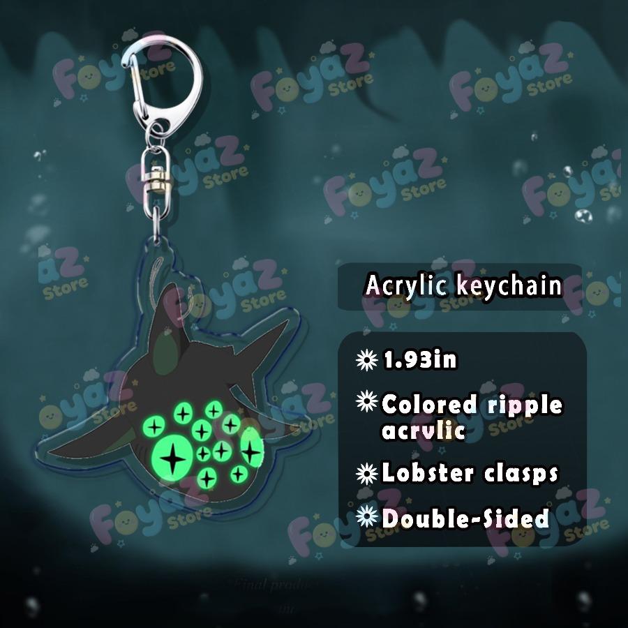 Pressure Horror Game Keychain Accessories Bag CharmsSebastian Solace Gamer Cartoon Keyrings Jewelry Fans Freinds Gift