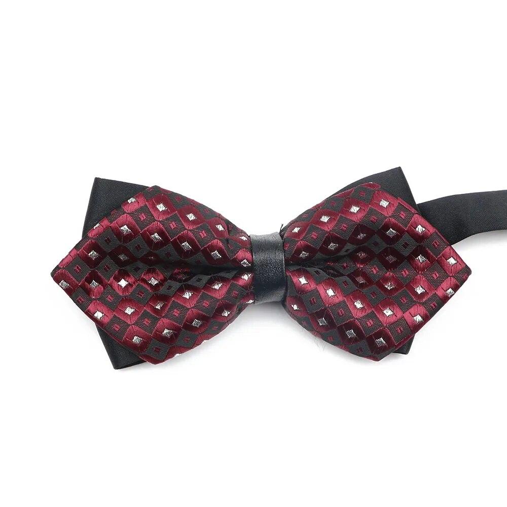 Men Bow Ties Groom Wedding Fashion Adjustable Tuxedo Bowtie Business Colorful Neckties