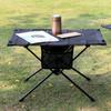 Outdoor Camping Folding Table Ultralight Portable Water Cup Desk Picnic Fishing Table Travel Furniture Equipment Supplies