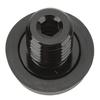 2Pcs Plastic Billiard Cue Joint Protectors Black Pool Cue Stick Joint Protectors Billiard Accessories