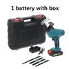 4 Blades Cordless Reciprocating Saw Rechargeable Electric Saw Metal Cutting Woodworking Tool Kit with 1/2 Battery +Box 88V