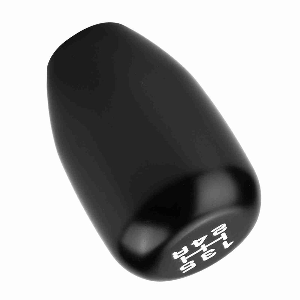Car 5 Speed Manual Gear Shift Knob Shifter Lever Stick with 3 Adapters 8 10 12mm (Black)