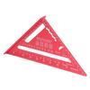Woodworking Triangle Aluminum Alloy Electrophoretic Paint Clear Scale Triangle Carpenter Square Red