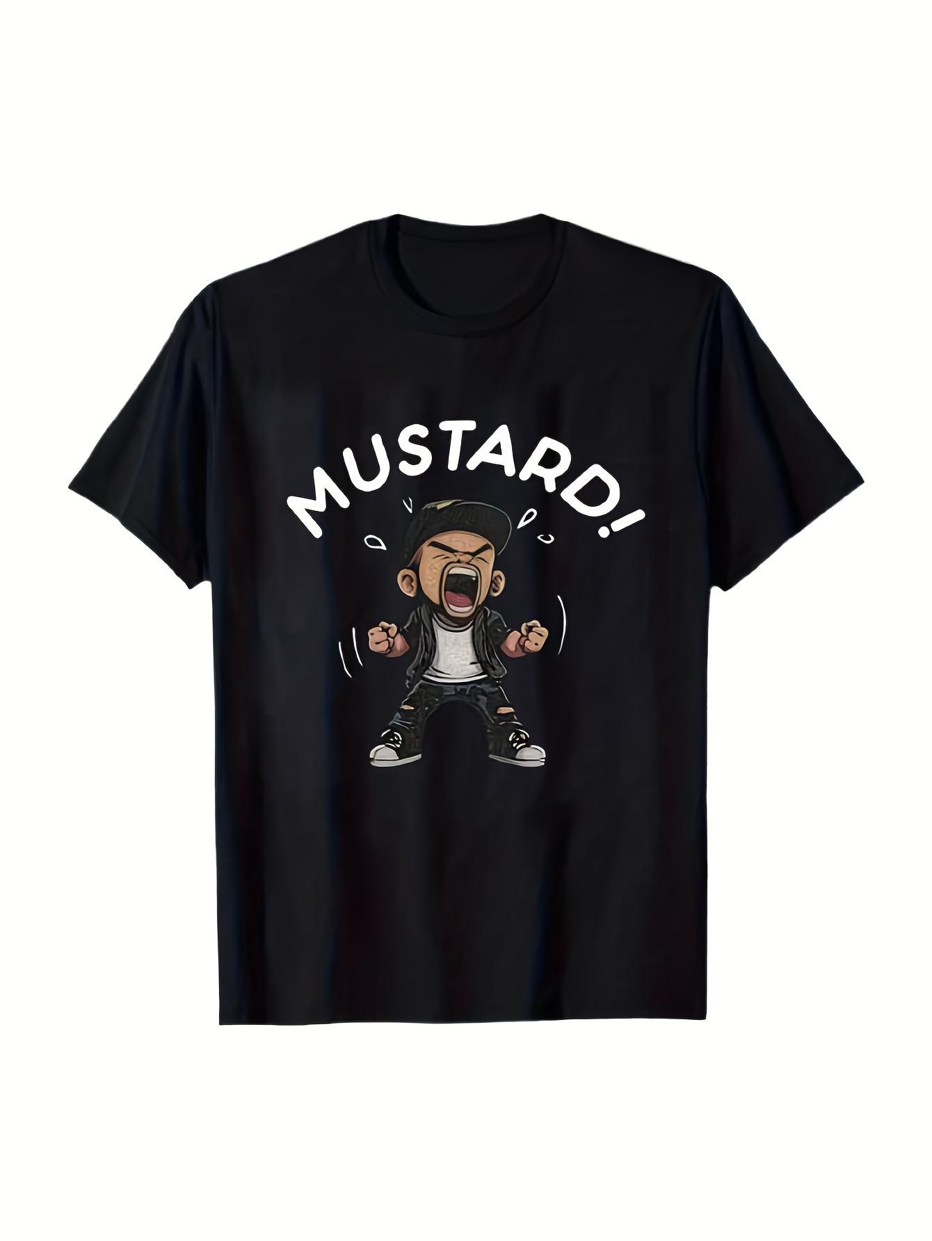 Лучший выбор Местный Забавный Горчичный Винтажный Комикс Графический Футболка S