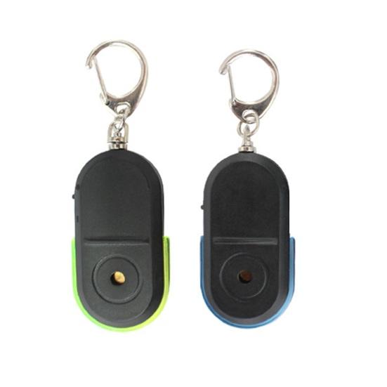 2/3 шт. Шукач ключів Голосове керування Обладнання проти втрати з активацією свистком Світлодіодне світло Маленький легкий Відстежувач ключів Гаманець Брелок