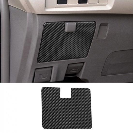 Carbon Fiber Interior Driver Side Storage Box Cover Trim For Toyota Sienna