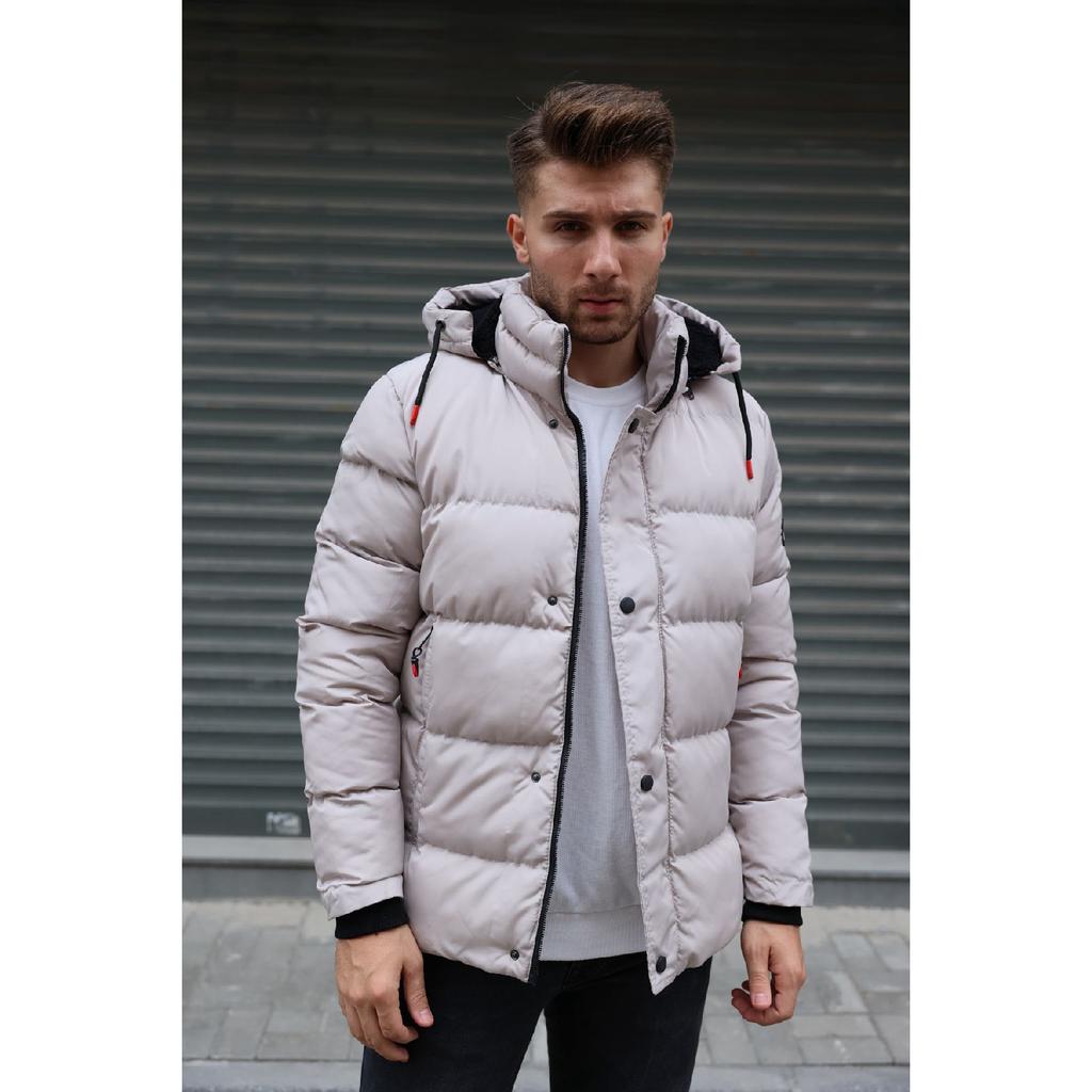 Men's Fur Lined Puffer Coat