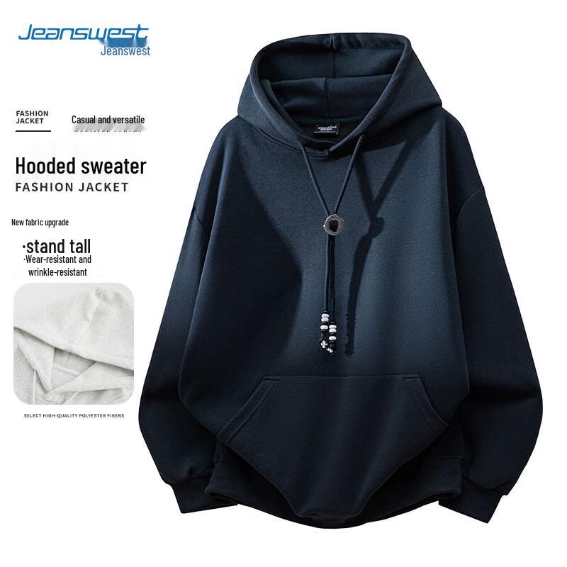 Jeanswest Men's Casual Hooded Sweatshirt