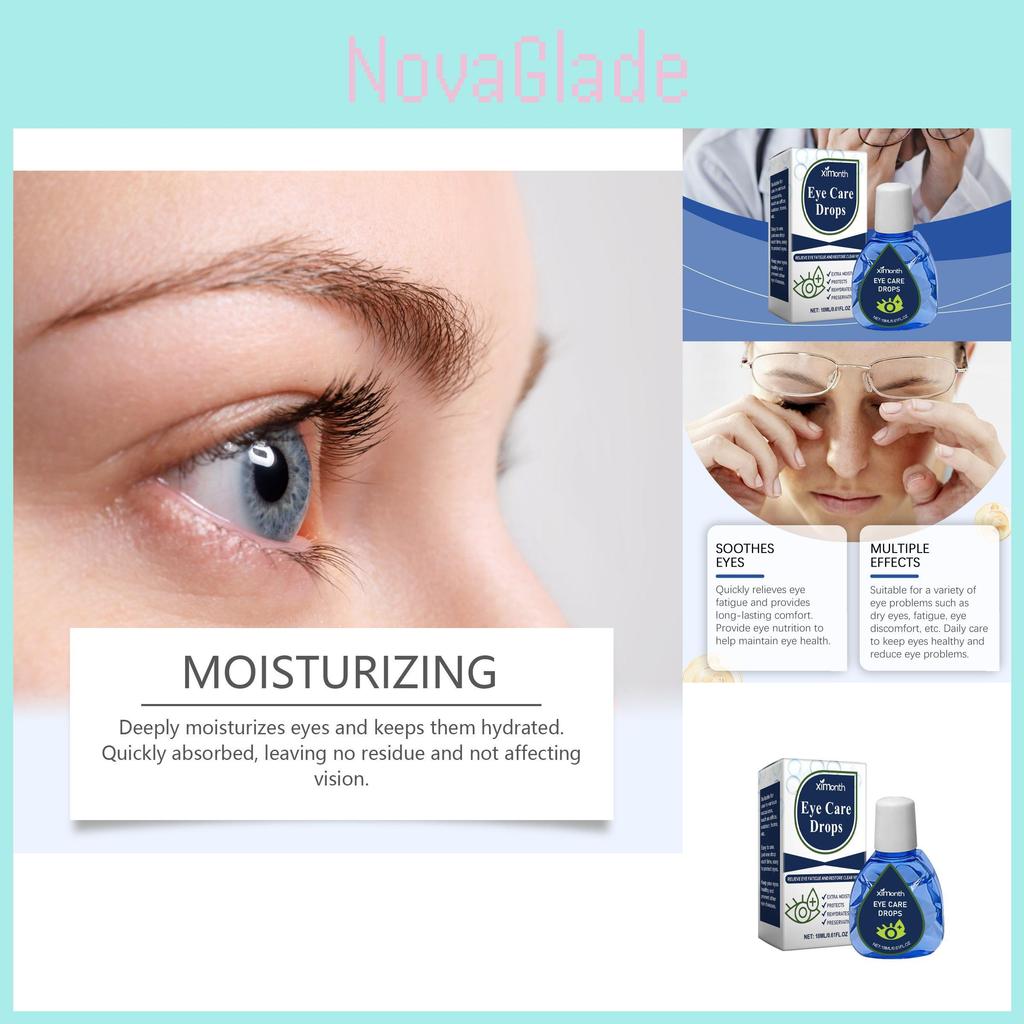 Ximonth Eye Care Drops Refreshing Moisturizing Gentle Eye Comfort 18ml