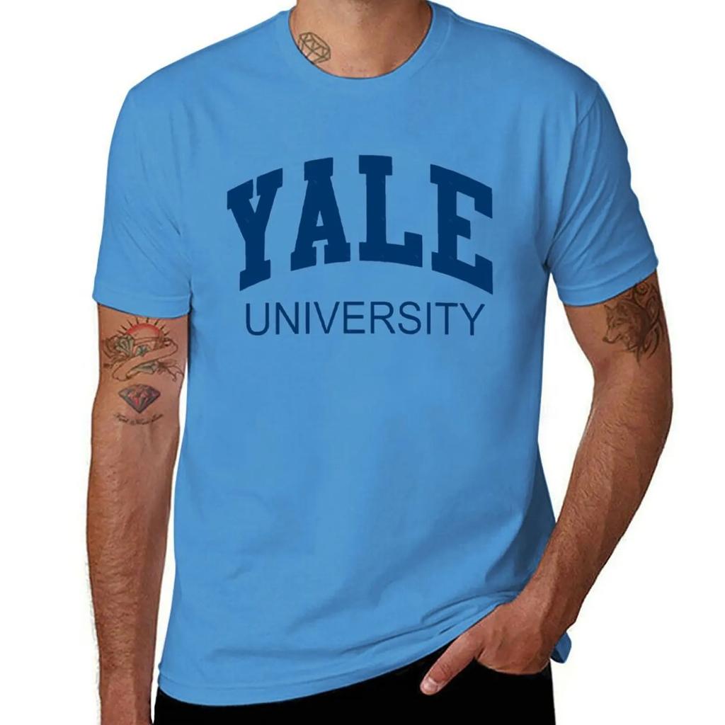 Yale University Tshirt Boys Whites New Edition Hippie Clothes Short Sleeve Tee Black T Shirts For Unisex
