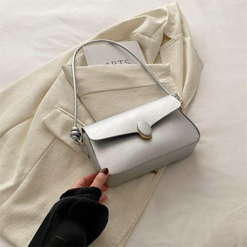 Stylish Korean Small Shoulder Bag For Women 2024 Trendy Chic Casual Crossbody