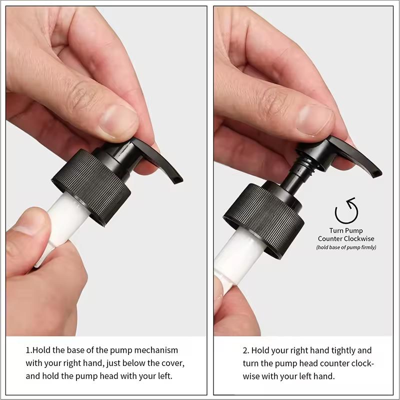 Matte Black 300/500ML Liquid Soap Dispenser Refillable Shampoo Conditioner Body Lotion Container for Bathroom Supplies Hotel