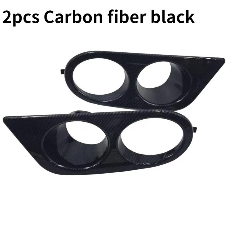 2pcs Front Bumper Foglight CoversDual Holes Car Accessory Fit for E46 M3 2001‑2006 Fog Lamp Guard Bezels Car Accessories