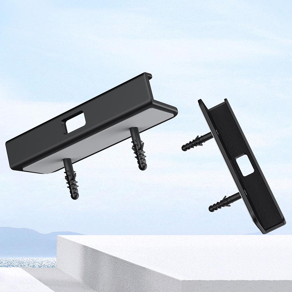 2 Pcs Tablet Wall Mount Fixed by Adhesive Or Screw Stabilizer Tablet Holder for Tablet/Mobile Phone/E-Reader/Remote Control