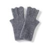 New Trendy Pure Wool Half-finger Gloves Women's Winter Knit Mittens Warm Solid Color Knit Wrist Gloves for Adult