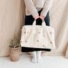 Korean INS-Style Embroidered Travel Bag: Large Capacity, Lightweight, Versatile Handbag