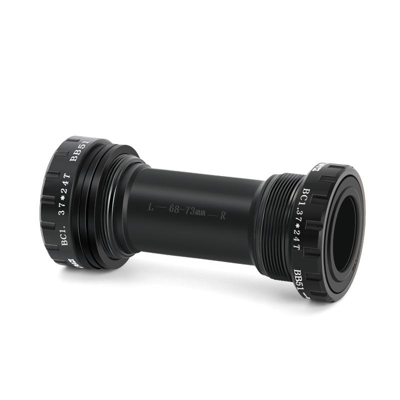 BB68-73mm Bicycle Bottom Bracket Adapter Crank 1.37/24mm For Road Bike Hollowtech Central Axis Aluminum Alloy MTB Accessories